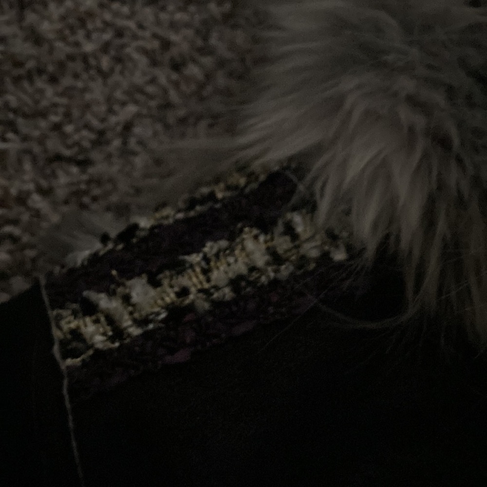 Unique Fuzzy Jacket W Leopard Print On Inside And… - image 3